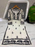 Women’s Embroidered Kurti | Floral Thread Work Straight Kurta with Designer Border