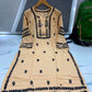 Women’s Embroidered Kurti | Floral Thread Work Straight Kurta with Designer Border