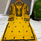 Women’s Embroidered Kurti | Floral Thread Work Straight Kurta with Designer Border