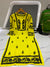 Women’s Embroidered Kurti | Floral Thread Work Straight Kurta with Designer Border