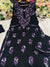 Women’s Black Embroidered Kurta Pant Set | Floral Thread Work Ethnic Co-ord Set