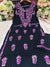 Women’s Black Embroidered Kurta Pant Set | Floral Thread Work Ethnic Co-ord Set