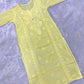 Women’s Floral Embroidered Straight Kurta
