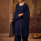 Women’s Embroidered 3-Piece Kurta Set with Dupatta