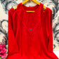 Women’s Embroidered A-Line Kurta | Floral Thread Work Kurti