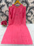 Women’s Floral Embroidered A-Line Kurta
