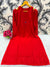 Women’s Floral Embroidered A-Line Kurta