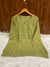 Handcrafted Lucknowi Chikankari Cotton Short Kurti