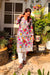 Women’s Floral Printed Embroidered Kurta