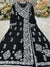 Women’s Floral Printed Flared Kurta with Embroidered Detailing