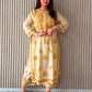 Women’s Floral Embroidered 3-Piece Suit Set | Cotton-Style Kurta, Bottom & Dupatta