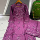 Women’s Floral Embroidered 3-Piece Suit Set | Cotton-Style Kurta, Bottom & Dupatta