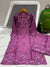 Women’s Floral Embroidered 3-Piece Suit Set | Cotton-Style Kurta, Bottom & Dupatta