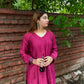 Women’s Floral Embroidered Kurta Set with Pants