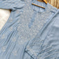 Women’s Floral Embroidered Straight Kurta