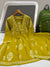 Women’s Floral Embroidered Anarkali Kurta Set with Pants