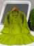 Women’s Flared Embroidered Kurta with Bell Sleeves