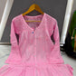 Women’s Flared Embroidered Kurta with Bell Sleeves