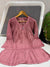 Women’s Flared Embroidered Kurta with Bell Sleeves