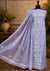 Handcrafted Lucknowi Chikankari Chanderi Cotton Unstitched Suit Set with Embroidered Dupatta