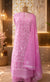 Handcrafted Lucknowi Chikankari Chanderi Cotton Unstitched Suit Set with Embroidered Dupatta